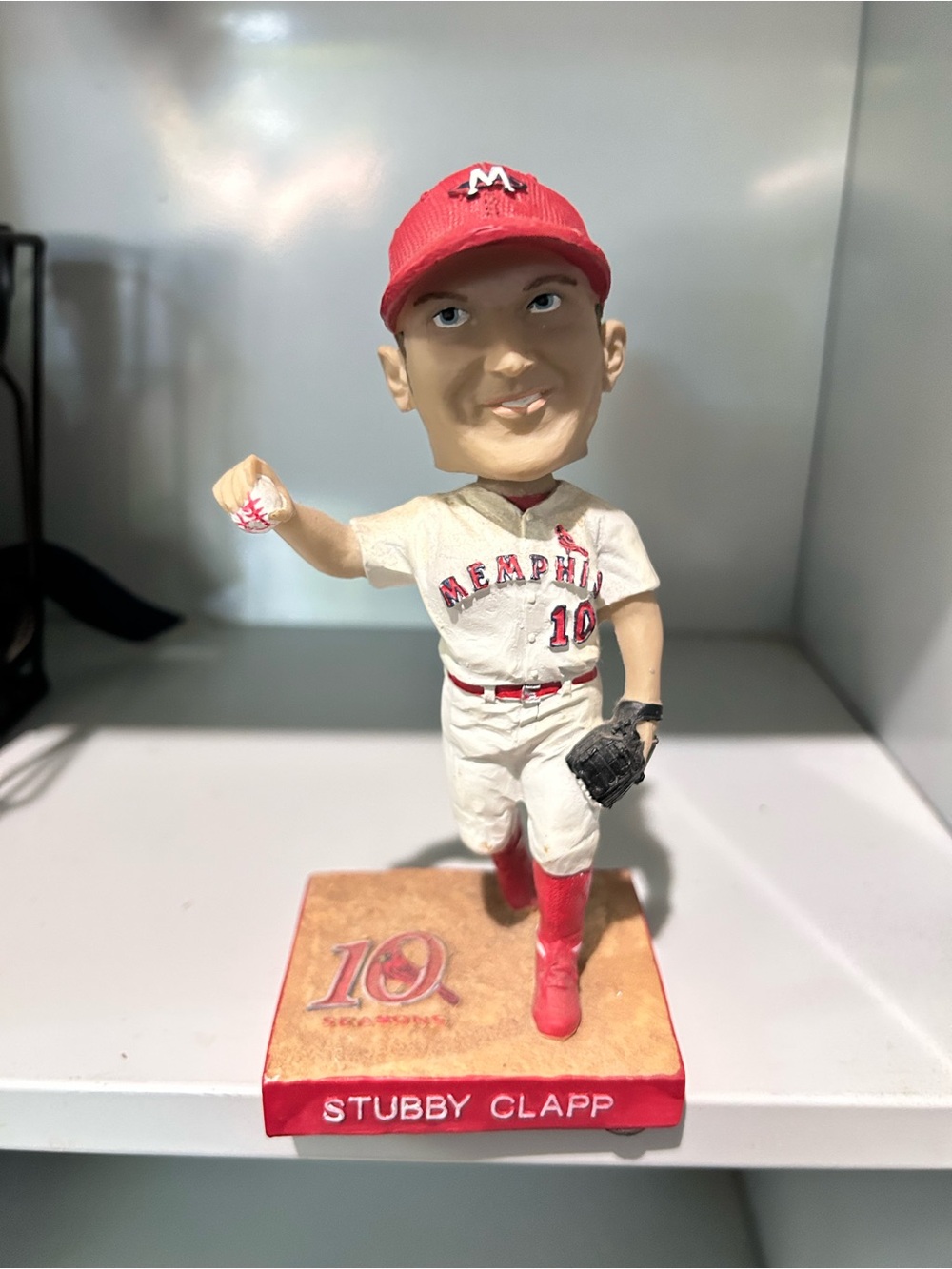 Memphis Red Stubby Clapp Baseball Bobblehead